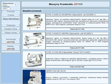 Tablet Screenshot of maszynykrawieckie.eu
